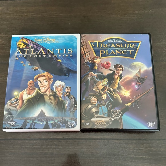 Disney - Set of Two DVDs - Treasure Planet (2002) & Atlantis (2001) - Picture 1 of 3